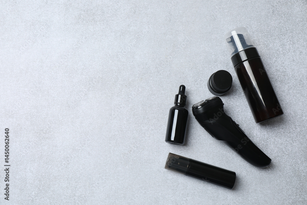 Naklejka premium cosmetic set for men black