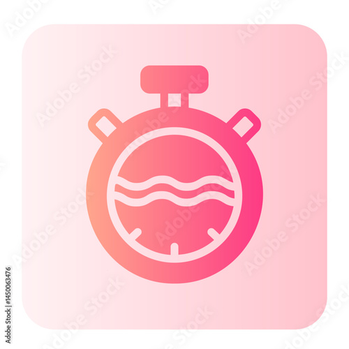 stopwatch gradient icon
