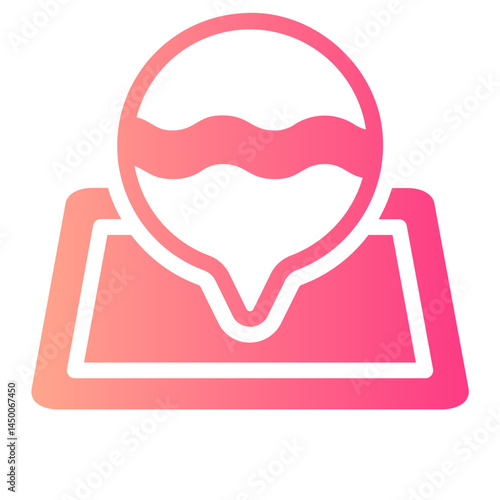 location gradient icon