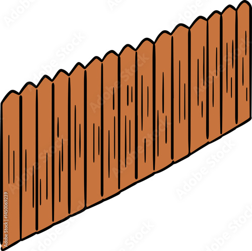 Illustration of fence
