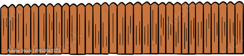 Illustration of fence
