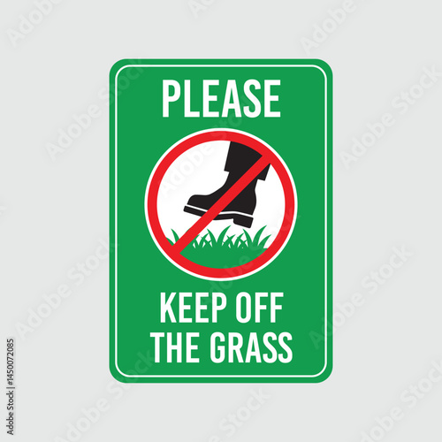 please keep off the grass