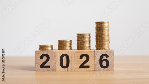 Wallpaper Mural Increasing financial gains in the new year 2026. Torontodigital.ca