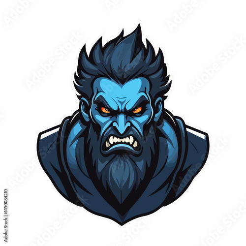Hades Unleashed: Dark Lord Mascot Logo Vector for Esports Dominance
