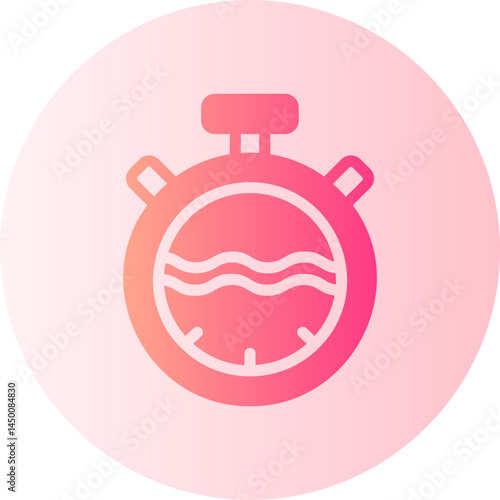 stopwatch gradient icon