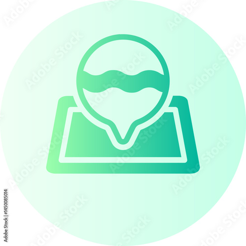 location gradient icon
