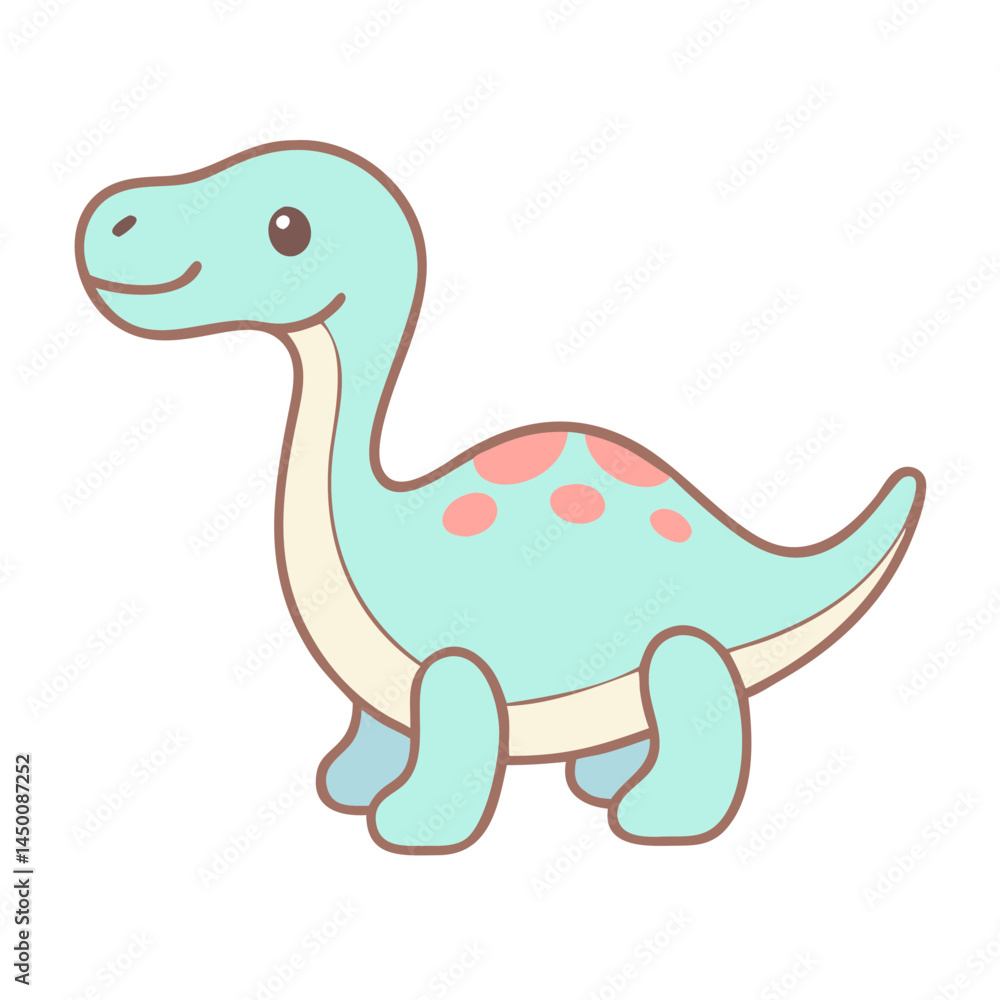 Naklejka premium Dinosaur Toy Icon Prehistoric Animal Figure Transparent Background