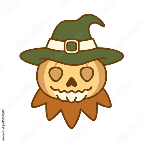 Costume Icon Scarecrow Halloween Mask Transparent Background Vector
