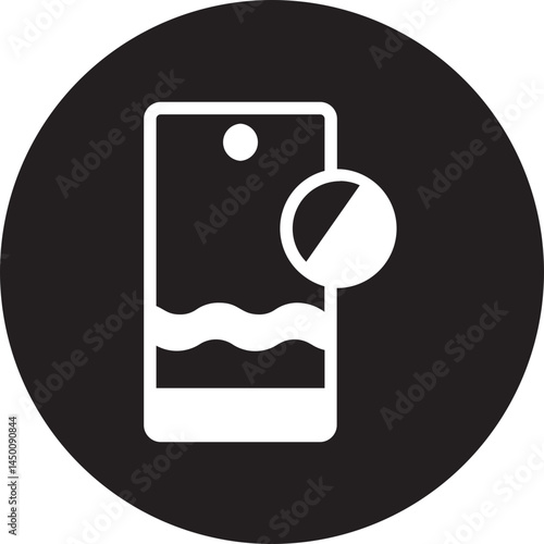 No Mobile glyph icon