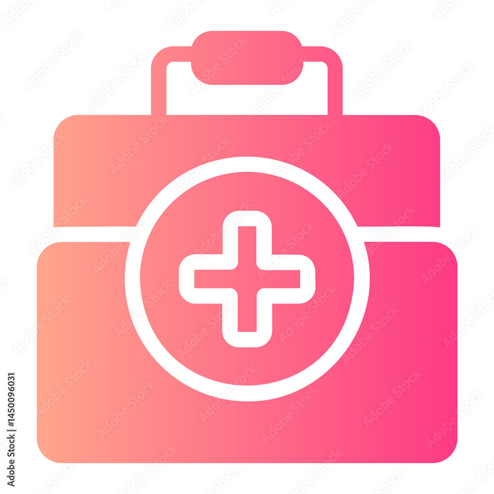 Medical Box gradient icon Medical Box gradient icon