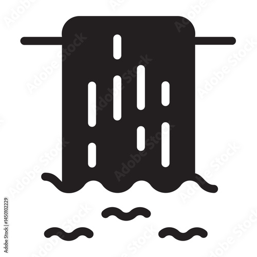 Waterfall  glyph icon