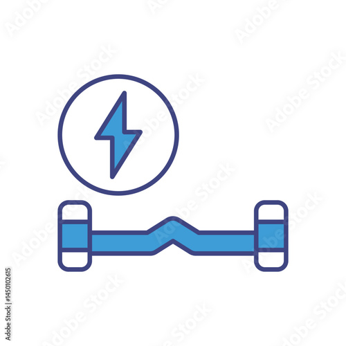 Hoverboard Icon vector stock illustration