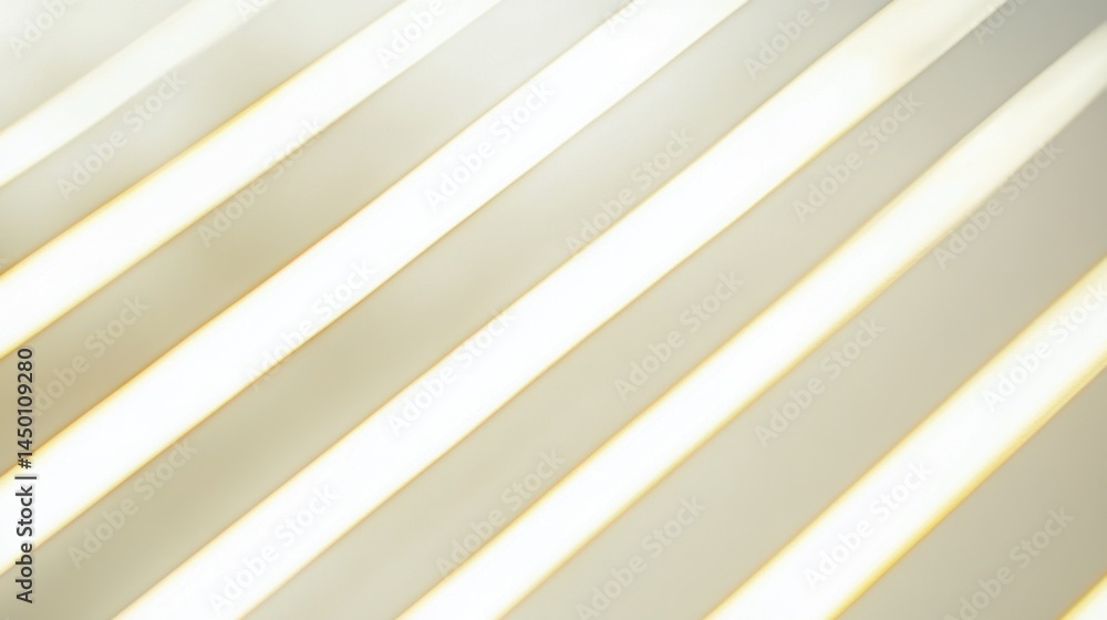 Obraz premium White canvas with light, evenly spaced yellow stripes for a clean, uncluttered business presentation slide