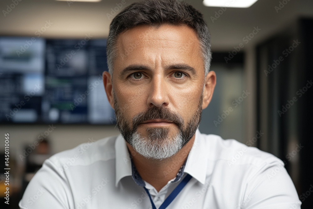 Cybersecurity expert monitors industrial networks to prevent cyber threats and ensure safety Cybersecurity expert monitors industrial networks to prevent cyber threats and ensure safety