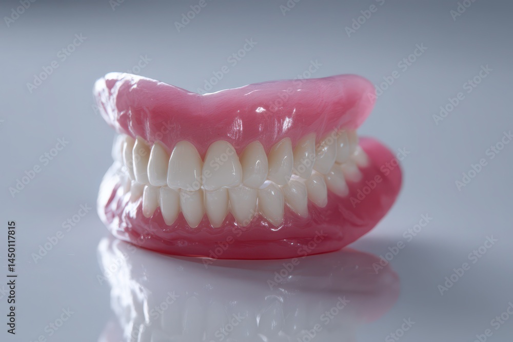 Obraz premium Full denture on display
