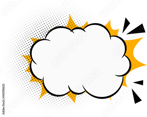 Comic Cloud Explosion