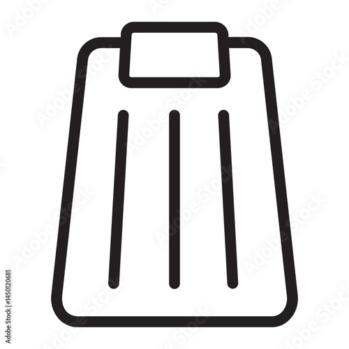 air mattress line icon