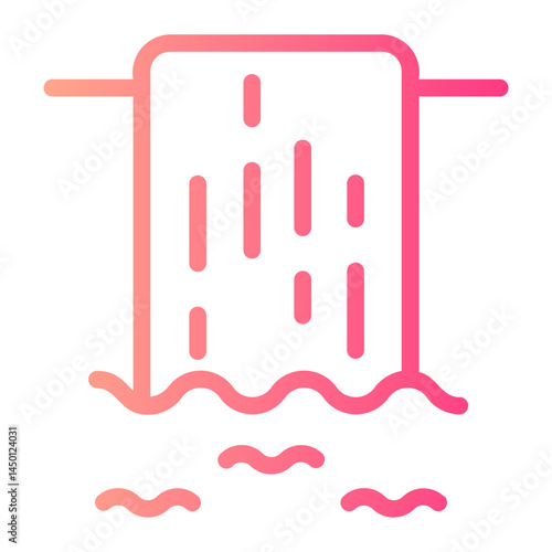 Waterfall  gradient icon