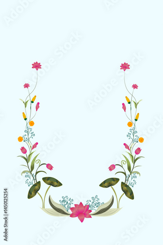 vector illustration of Indian wedding object