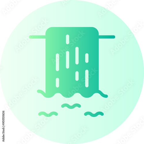 Waterfall  gradient icon