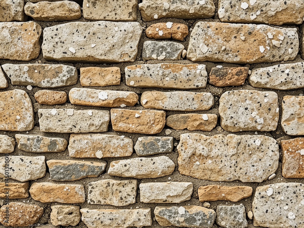 Ancient Wall Texture: A close-up shot reveals an old stone wall, with the natural texture, color variation, and rugged details. It evokes a sense of history, durability, and timeless beauty. Ancient Wall Texture: A close-up shot reveals an old stone wall, with the natural texture, color variation, and rugged details. It evokes a sense of history, durability, and timeless beauty.