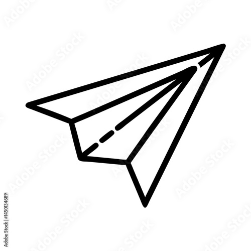 Paper airplane icon symbolizing World Teachers' Day  