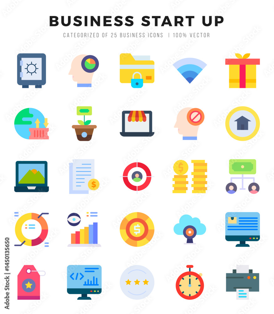 Business Start Up icons set. Vector illustration. Business Start Up icons set. Vector illustration.