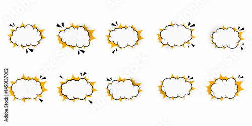 Comic Cloud Explosion