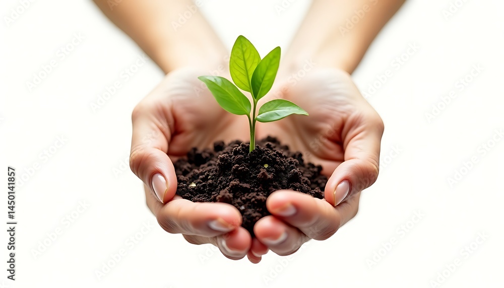 Hands Holding a Plant
Hands Holding a Plant