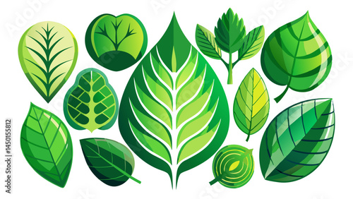 A curated set of vibrant green leaf vectors.
Each shape captures the elegance of natural growth.
Perfect for eco logos, organic packaging, and decor.
Designed in EPS 10 for clean and scalable use.