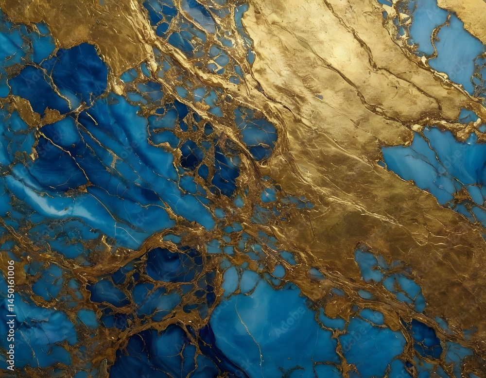 Abstract blue marble texture with gold splashes, blue luxury background. blue and golden lining marble texture background with copy text space Abstract blue marble texture with gold splashes, blue luxury background. blue and golden lining marble texture background with copy text space