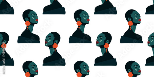 female portrait background