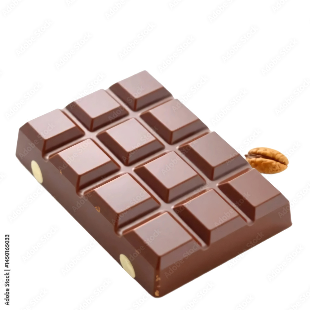 Chocolate bar isolated on transparent background Chocolate bar isolated on transparent background