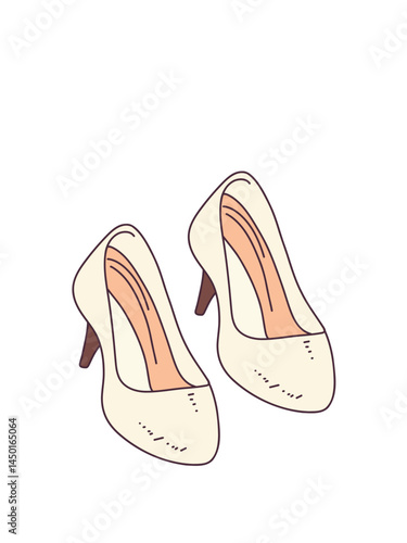 elegant ivory footwear
