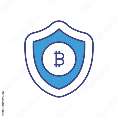 Mining Security Icon vector stock illustration