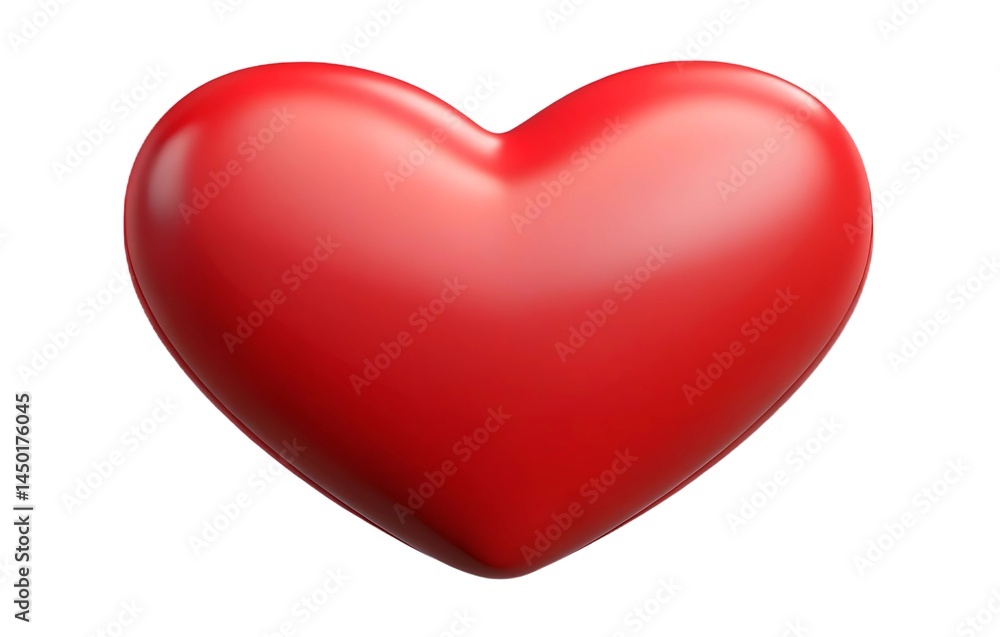 red heart isolated on white red heart isolated on white