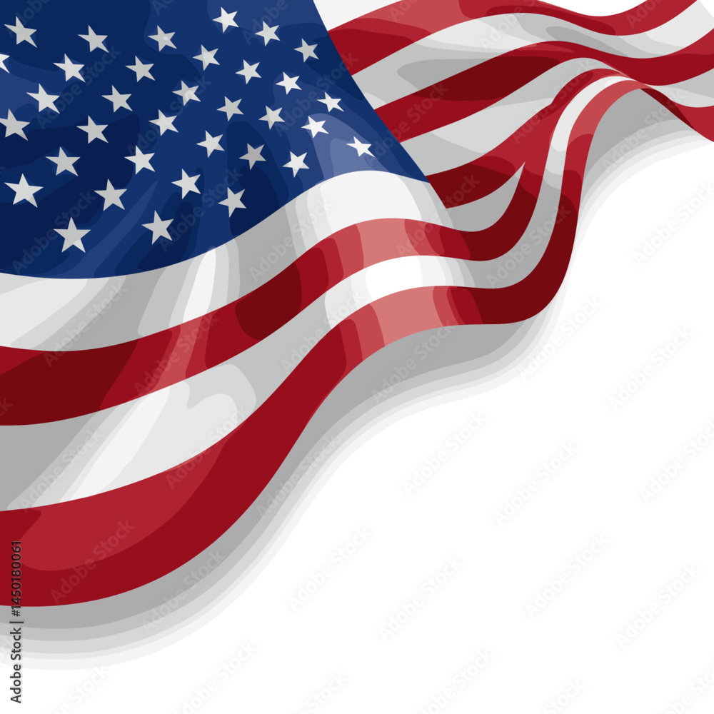Fototapeta premium A Journey to Freedom: America's 4th of July