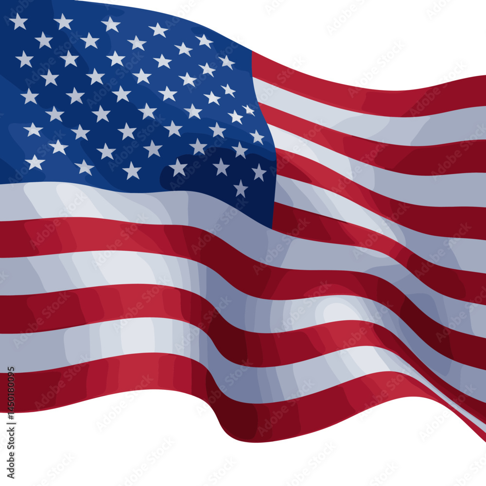 Obraz premium Saluting America: The Power of Freedom and Independence