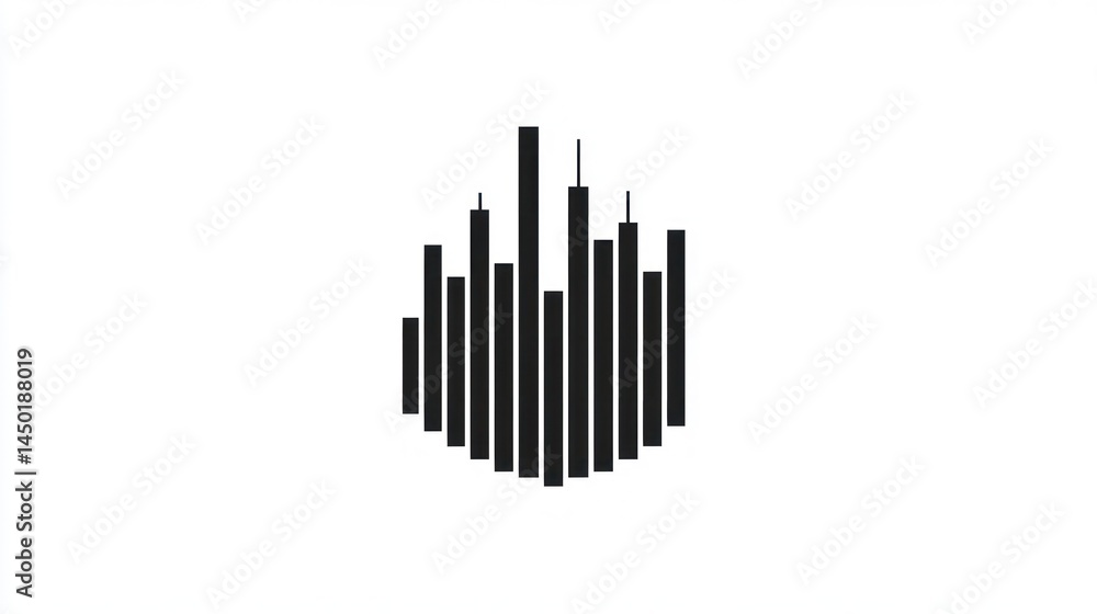 Abstract city skyline graphic design, possible use for background image Abstract city skyline graphic design, possible use for background image