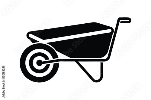 wheelbarrow and cart