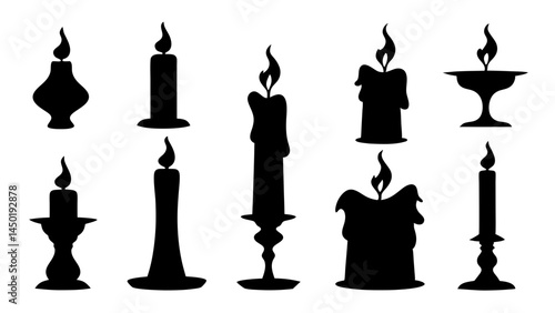 set of candles