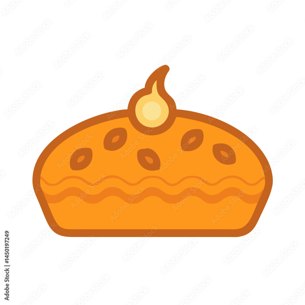 Thanksgiving Icon Pumpkin Pie Thanksgiving Icon Pumpkin Pie