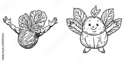 The image of a spinach-based cartoon superhero emerges, donning a cape and mask, with the capacity for flight, embodying a humorous and fantastical character that promotes the benefits of healthy