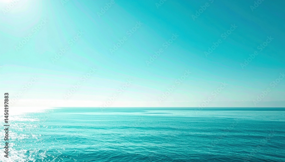 Obraz premium Calm ocean waves seaside nature photography tranquil environment aerial view serenity and peace