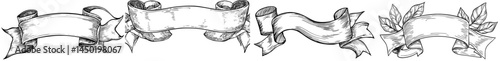 A retro paper scroll resembling parchment is isolated, featuring a modern take on ancient papyrus as a blank old document sketch