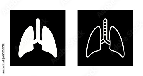 Lung Icon Design