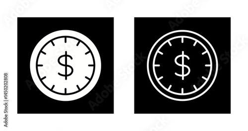 Time is Money Icon Design