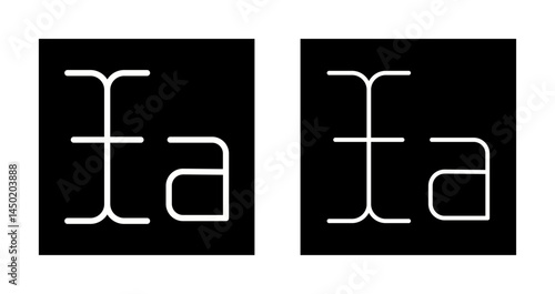 Text Select Icon Design