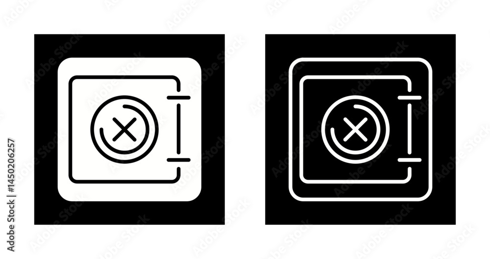 Safe Icon Design Safe Icon Design