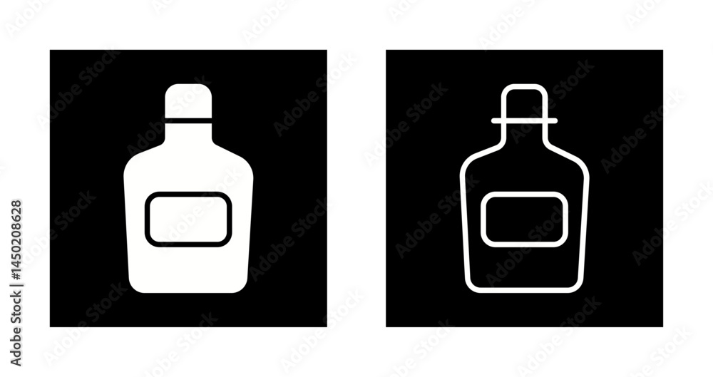Fototapeta premium Whiskey Icon Design